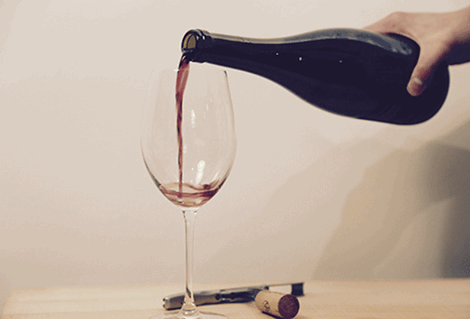 Wine pouring